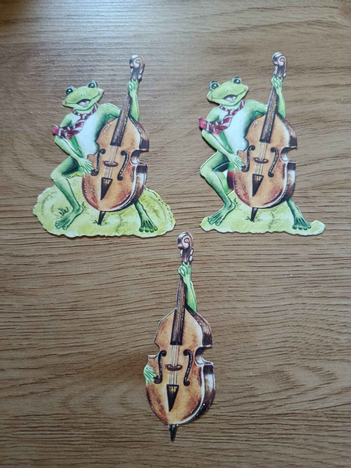 3D plaatjes kikker met gitaar,, Ophalen of Verzenden, Nieuw, Overige thema's, Overige typen