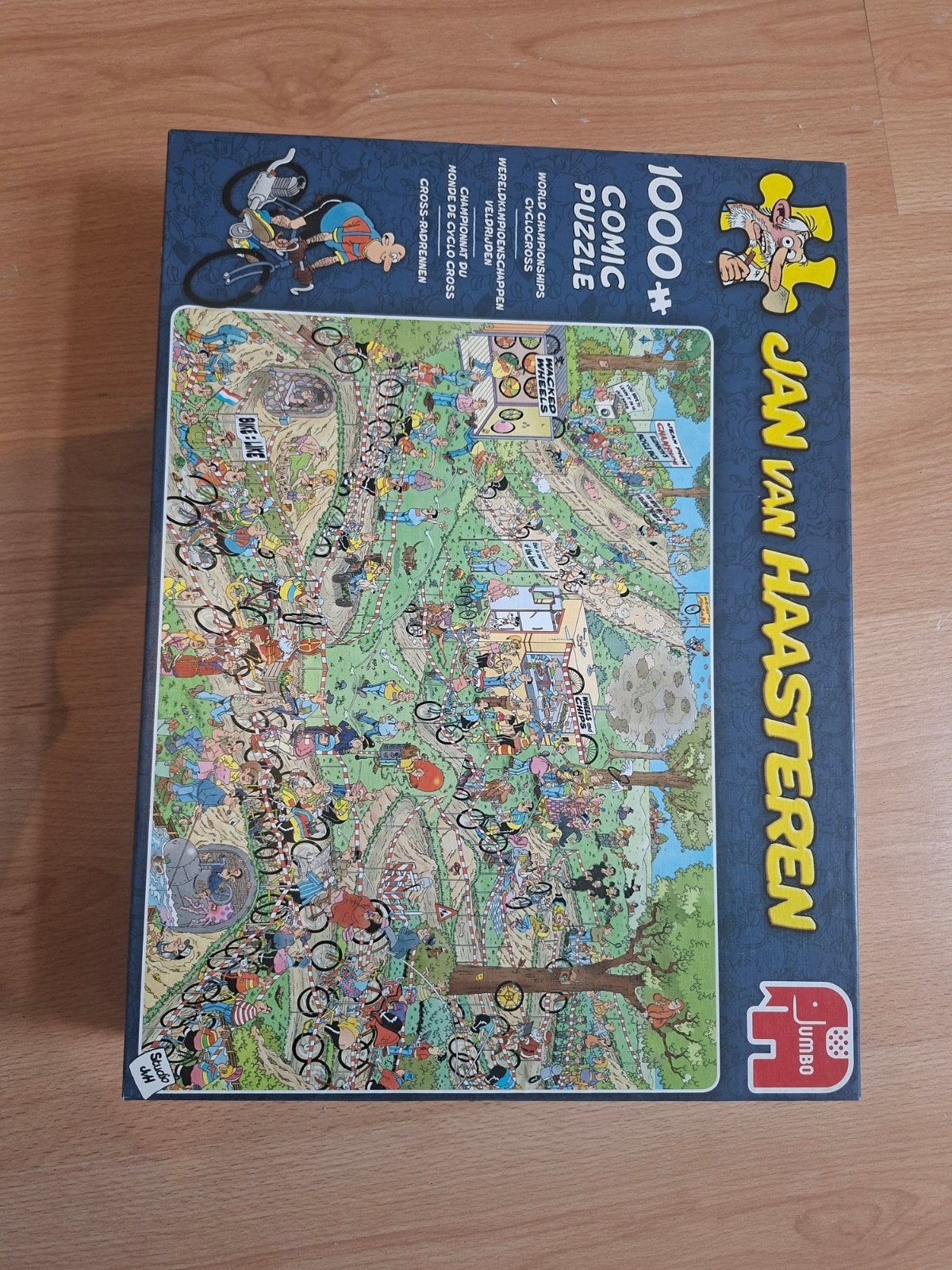Jan van Haasteren Comic Puzzel - WK Veldrijden 1000 stukjes, Ophalen, 500 t/m 1500 stukjes, Zo goed als nieuw, Legpuzzel