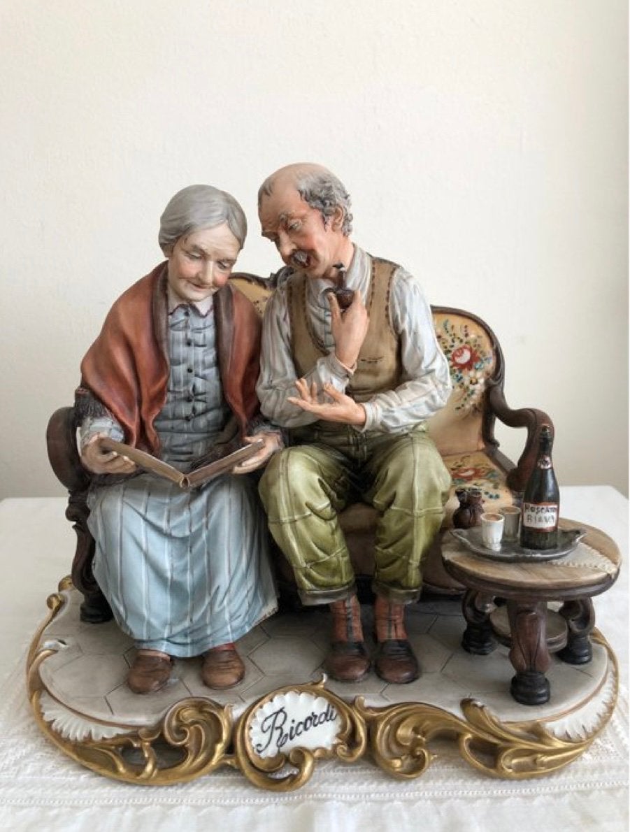 Large Capodimonte beeld, Ophalen of Verzenden