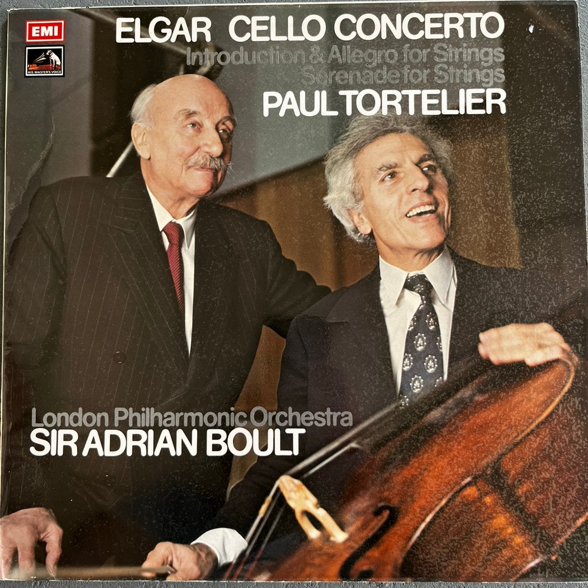 lp klassiek elpee vinyl Elgar cello concerto Tortelier ASD, Ophalen, Overige typen, Zo goed als nieuw, 12 inch