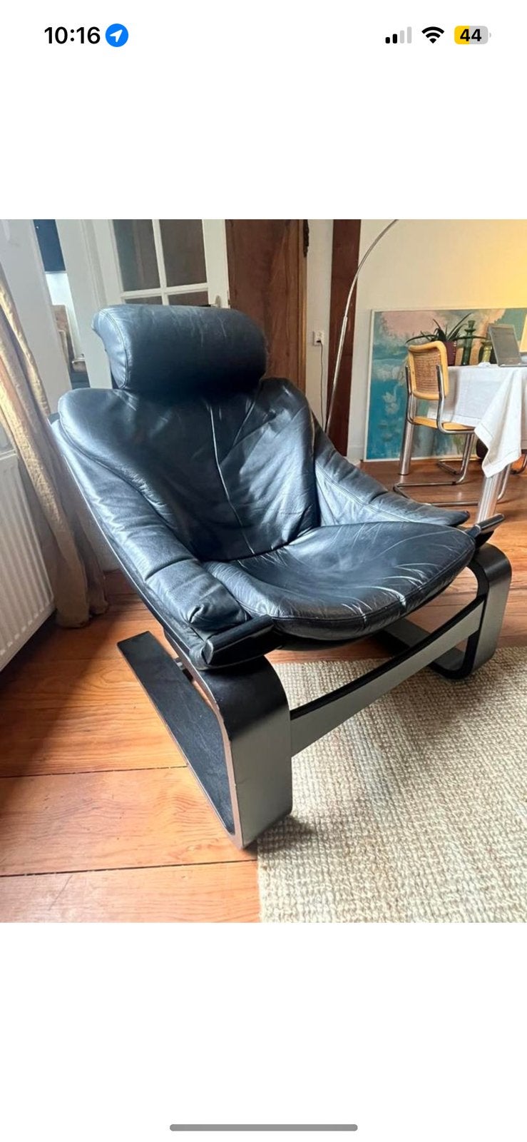Loungestoel Ake Fribytter voor Nelo Zweden, Huis en Inrichting, Fauteuils, Ophalen, 75 tot 100 cm, Zo goed als nieuw, 75 tot 100 cm