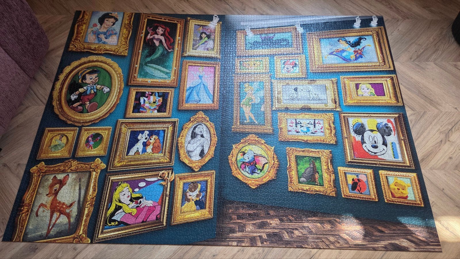 Ravensburger Disney puzzel museum 9000 stukjes - Zo goed als, Ophalen of Verzenden, Meer dan 1500 stukjes, Zo goed als nieuw, Legpuzzel