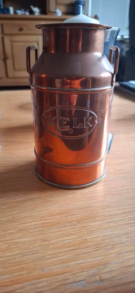 Vintage Koperen Melkkan, Antiek en Kunst, Antiek | Koper en Brons, Ophalen of Verzenden