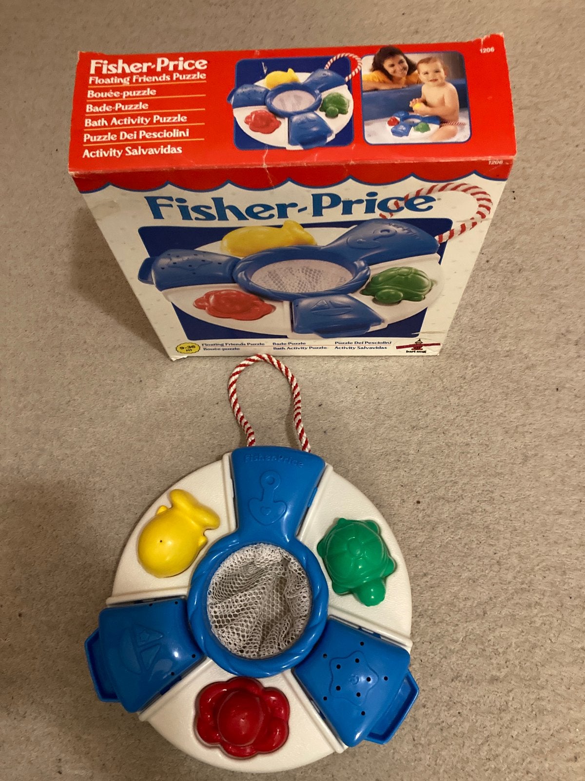 Fisher-Price Drijvende Vrienden Puzzel Badspeelgoed, Ophalen of Verzenden, Zo goed als nieuw, Overige typen