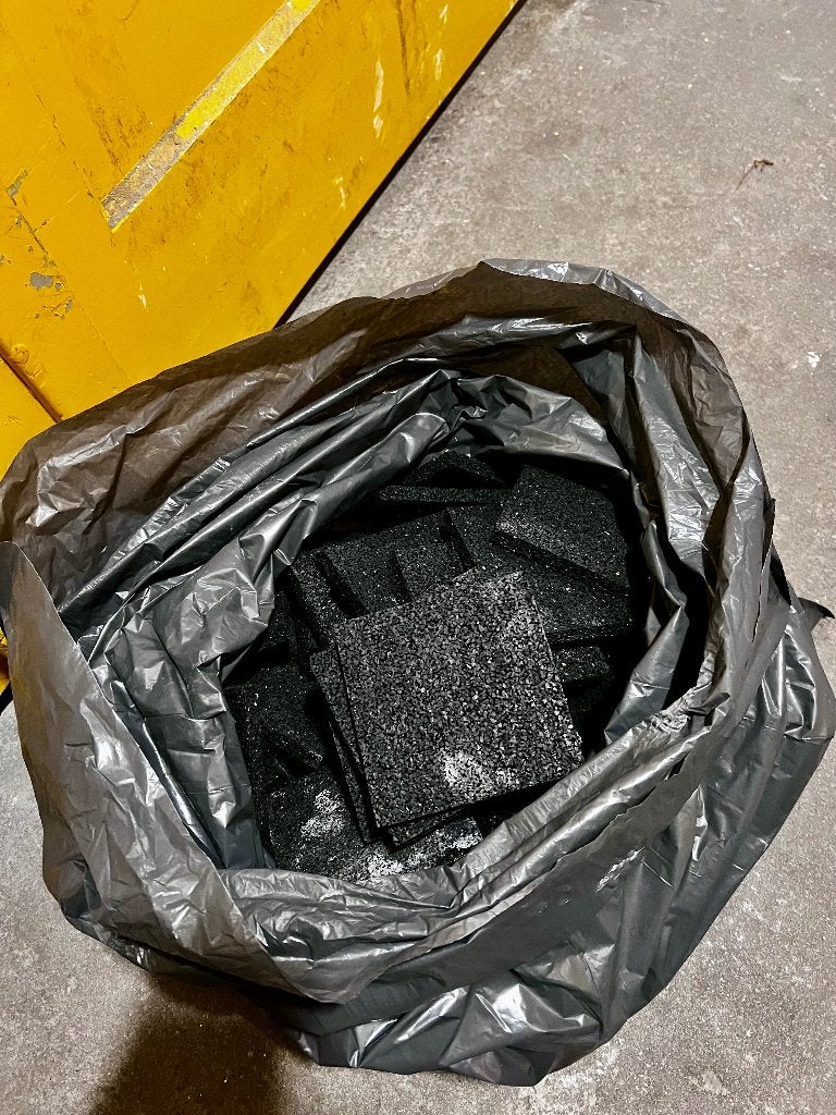 Megazak vol nieuwe rubberen tegeldragers Aquaplan 10 x 10, Ophalen, Overige typen, Rubber, Nieuw