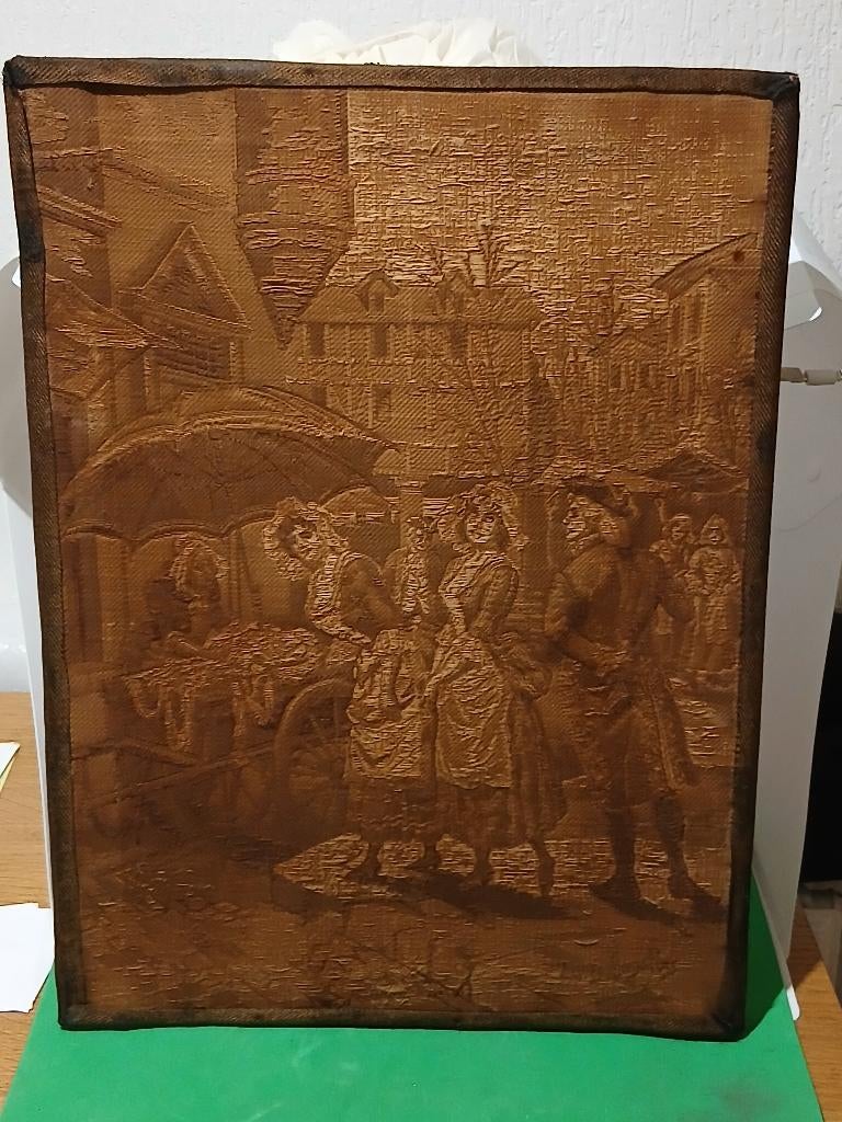 Antiek Gobelin Schilderij, Ophalen of Verzenden