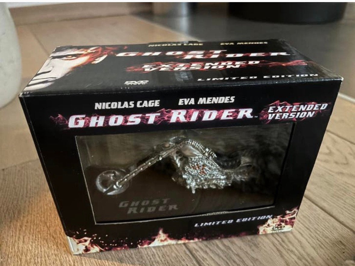 Ghost Rider extended version met moto! Gelimiteerde uitgave, Ophalen of Verzenden, Zo goed als nieuw