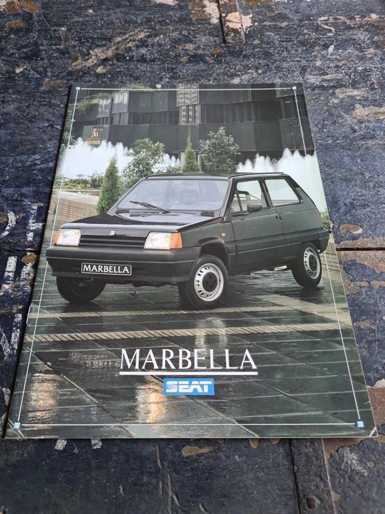 Seat Marbella  1986, Boeken, Auto's | Folders en Tijdschriften, Ophalen of Verzenden, Nieuw, Overige merken