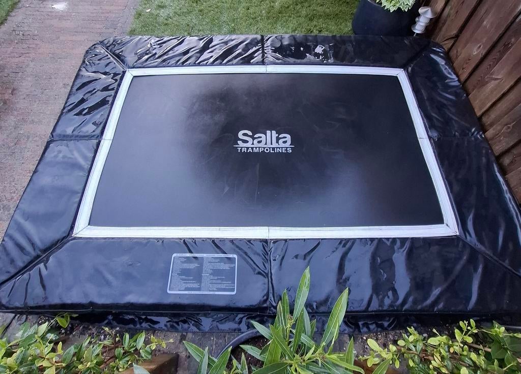 Salta Trampoline - Rechthoekig Inbouwmodel, Kinderen en Baby's, Speelgoed | Buiten | Trampolines, Ophalen, Gebruikt