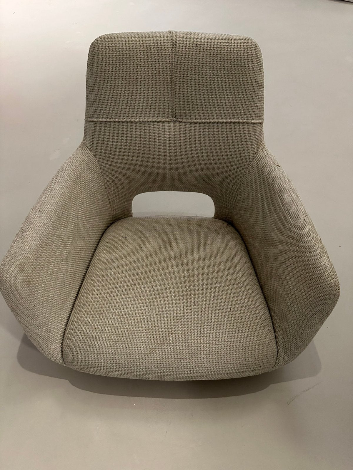 Stoelen zonder poot, Ophalen of Verzenden, Gebruikt, Stof, Twee