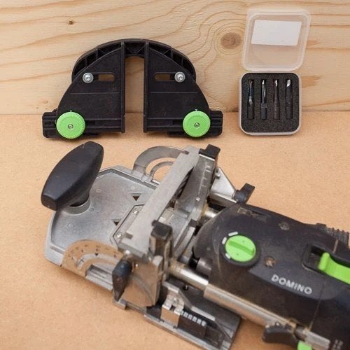Te huur Festool Domino DF 500 Q-Plus Lamellenfrees, Ophalen, Lamellenfrees, Zo goed als nieuw, Festool
