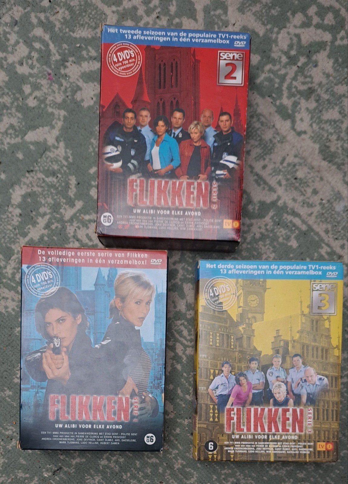 Flikken DVD Boxen - Seizoen 2, 3 en 5, Gebruikt, Misdaad, Nederlands, Seizoen 2