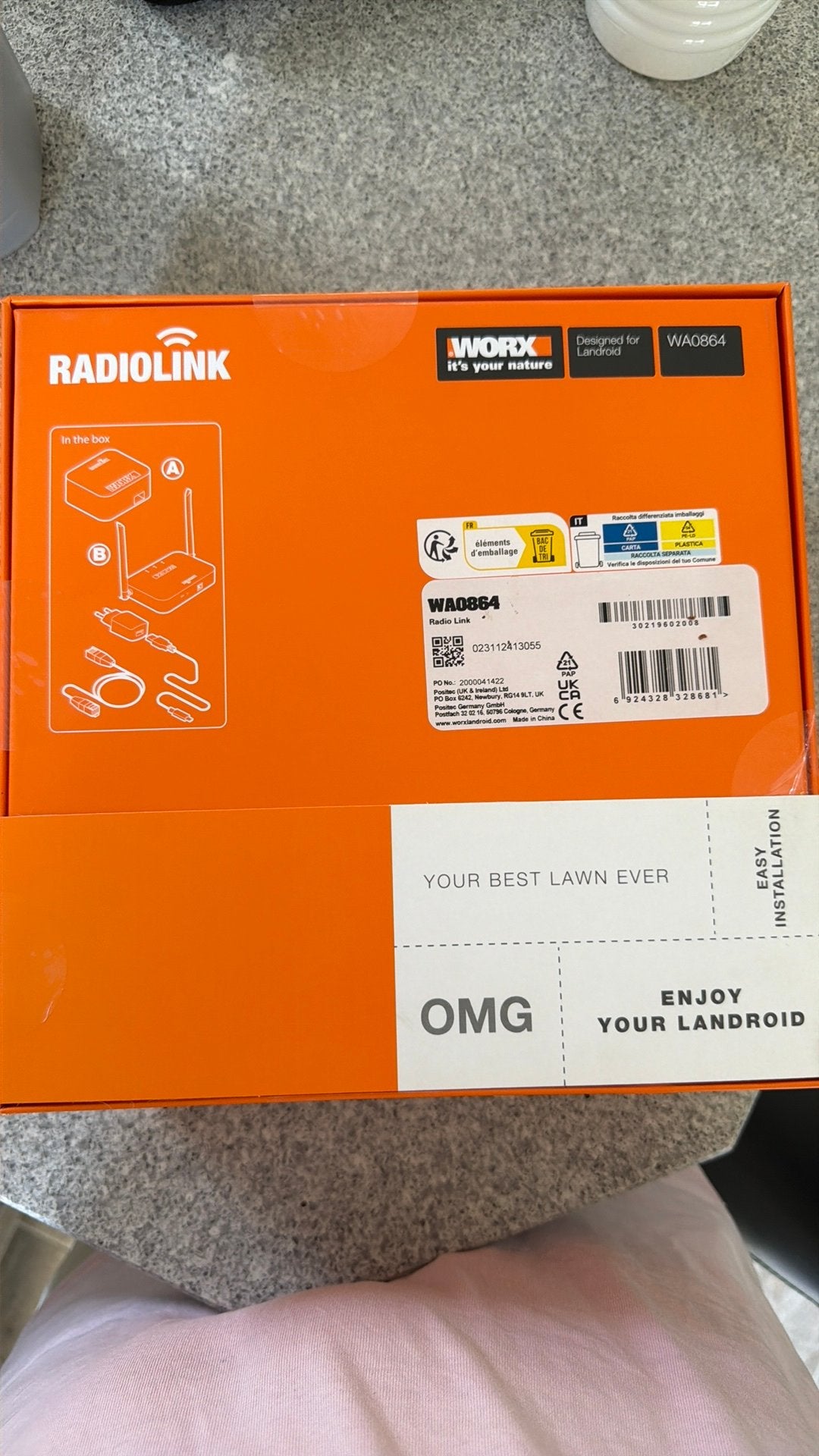 Worx robotmaaier radiolink WA0864 gesealed nieuw!, Ophalen of Verzenden, Nieuw
