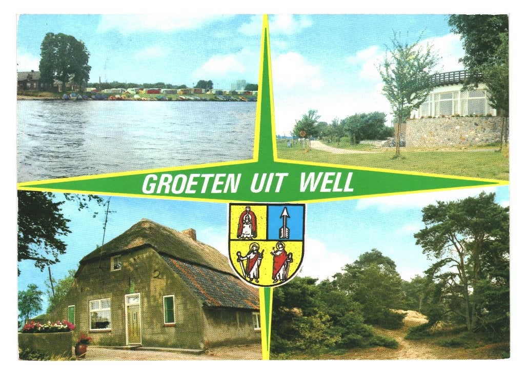 42868 Well Limburg 789 _ met mooie zegel Vincent van Gogh, Ophalen of Verzenden, 1980 tot heden, Gelopen, Limburg