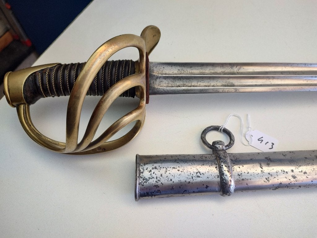 Sabel # 413 - Frankrijk - Cavalerie, Verzenden, Landmacht, Overige gebieden, Zwaard of Sabel