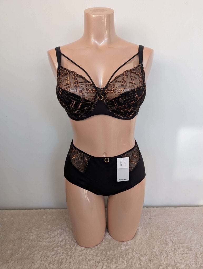 Nieuw chantelle bh 80d 85d 105d 80e 85e slip 40 42 44, ., Zwart, Ophalen of Verzenden, .