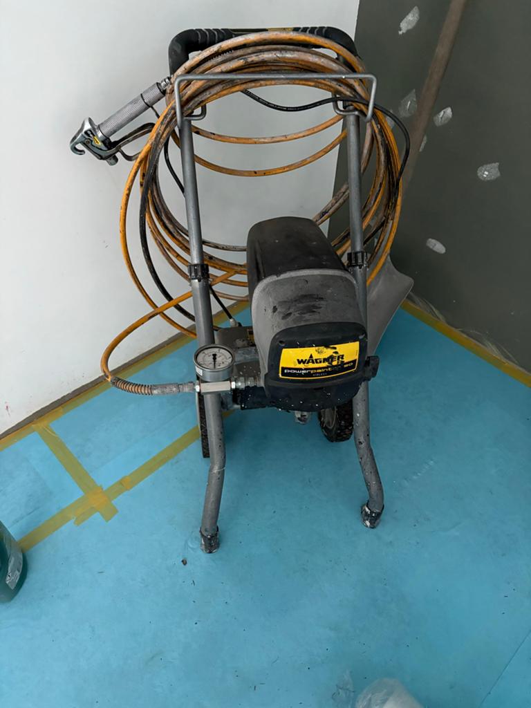 Wagner Powerpainter 90 Airless pp90 Verfspuit met extra's, Ophalen, Gebruikt, Verfspuit of Verfpomp