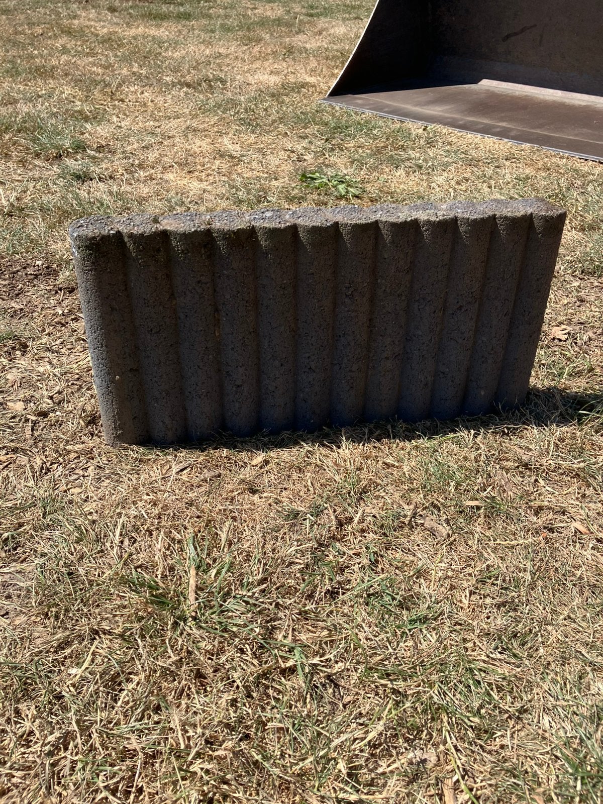 Pallisade banden border bandjes beton antraciet, Ophalen, Zo goed als nieuw, Minder dan 100 cm, Minder dan 25 cm