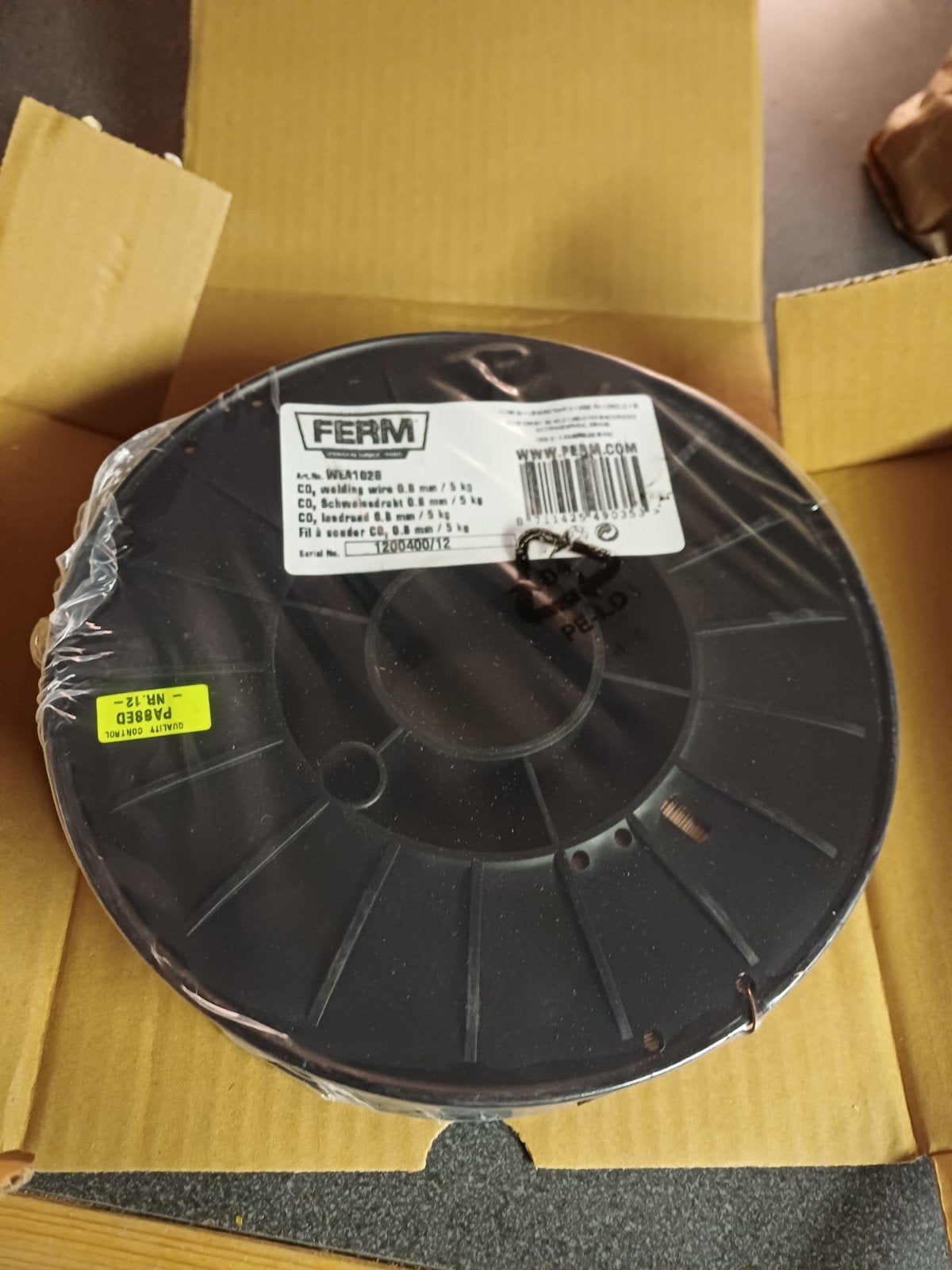 Nieuwe FERM CO2 lasdraad 0.8 mm / 5 kg, Ophalen of Verzenden, Nieuw, Co2