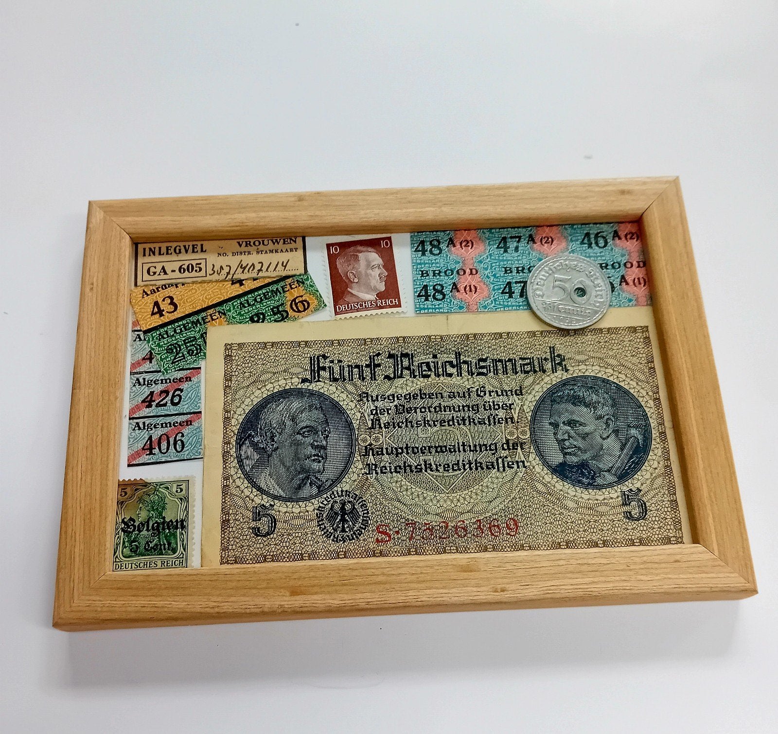 ​Aangeboden: een gevarieerd en origineel historisch display, Ophalen of Verzenden, Duitsland, Setje