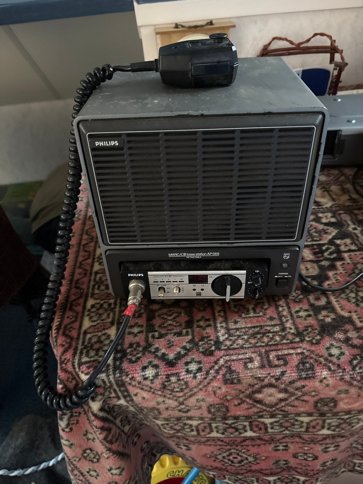 Philips MAMC/CB Basisstation AF569 - Vintage CB Radio, Ophalen, Gebruikt