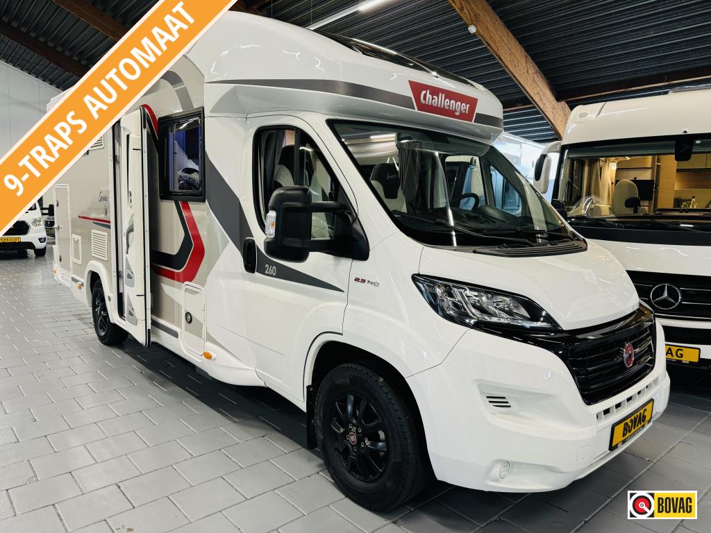 Challenger Graphite VIP 260 Automaat Ruimtewonder 2021, Caravans en Kamperen, Campers, Koelkast, Ringverwarming, Contact@challenger.tm.fr