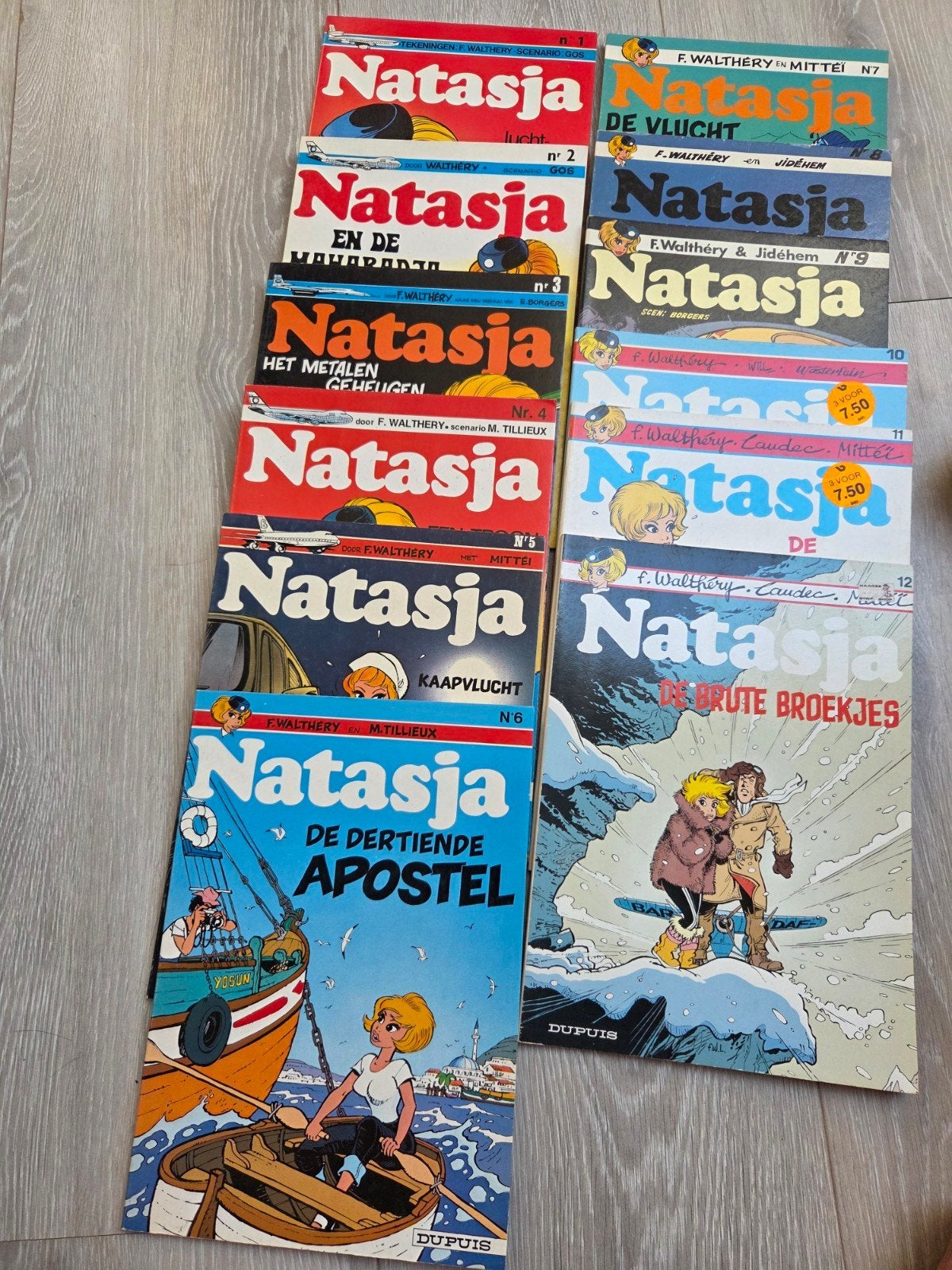 Natasja - Serie deel 1 tm 12, Boeken, Stripboeken, Meerdere stripboeken, Ophalen of Verzenden, Gelezen