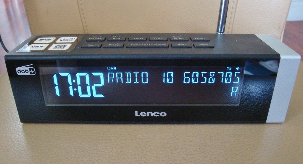 Lenco CR-630BK DAB+ FM radio, wekker USB, Ophalen of Verzenden, Zo goed als nieuw, Overige typen