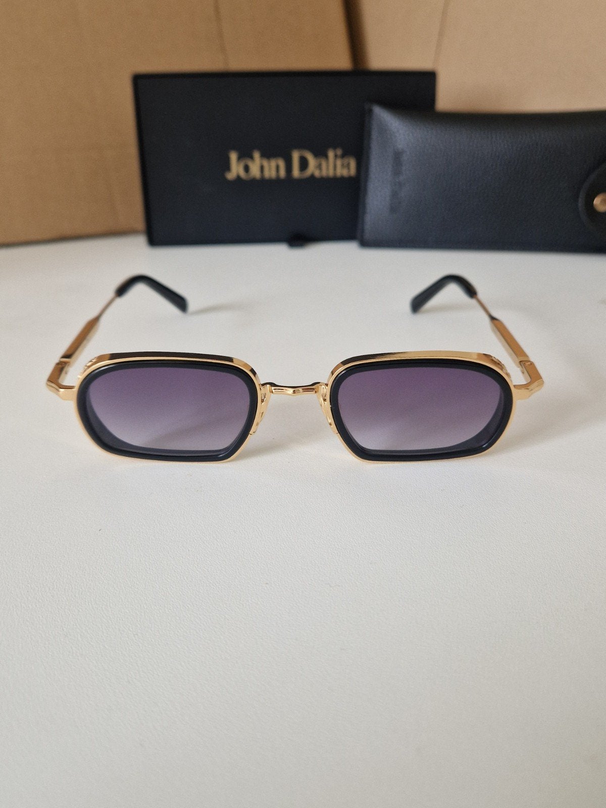 John Dalia Martin Zonnebril, Overige merken, Zonnebril, Zwart, Ophalen of Verzenden