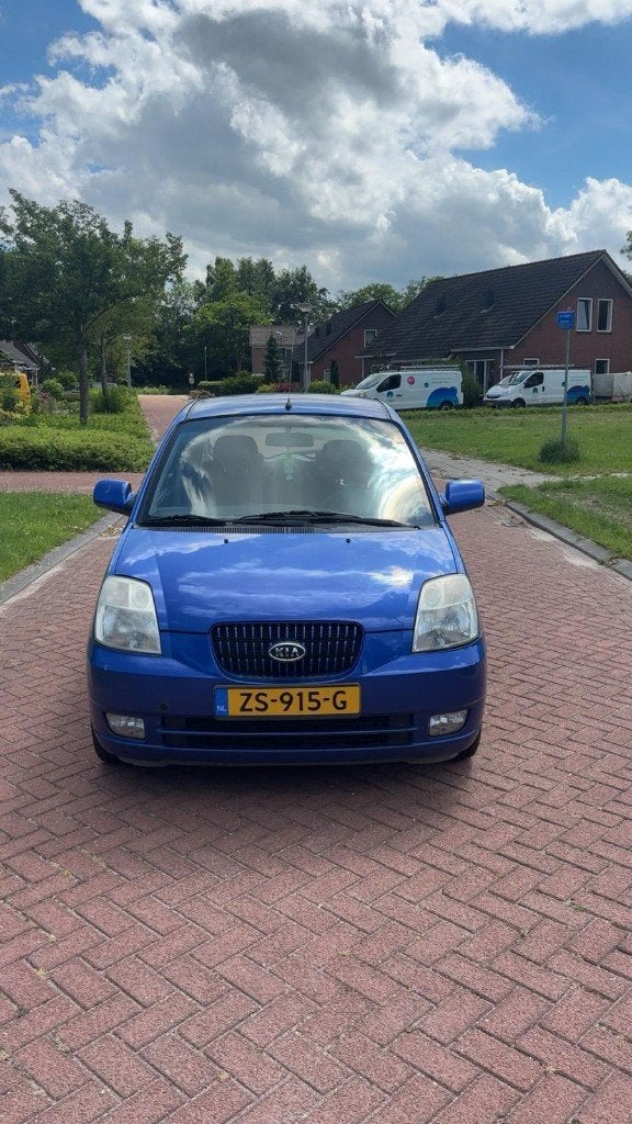 Kia Picanto 1.1 48KW 2006 Blauw, Auto's, Stof, 4 cilinders, Handgeschakeld, Particulier