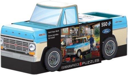Eurographics: Pick Up Truck Shaped Tin 550 stukjes, Ophalen of Verzenden, 500 t/m 1500 stukjes, Nieuw, Legpuzzel