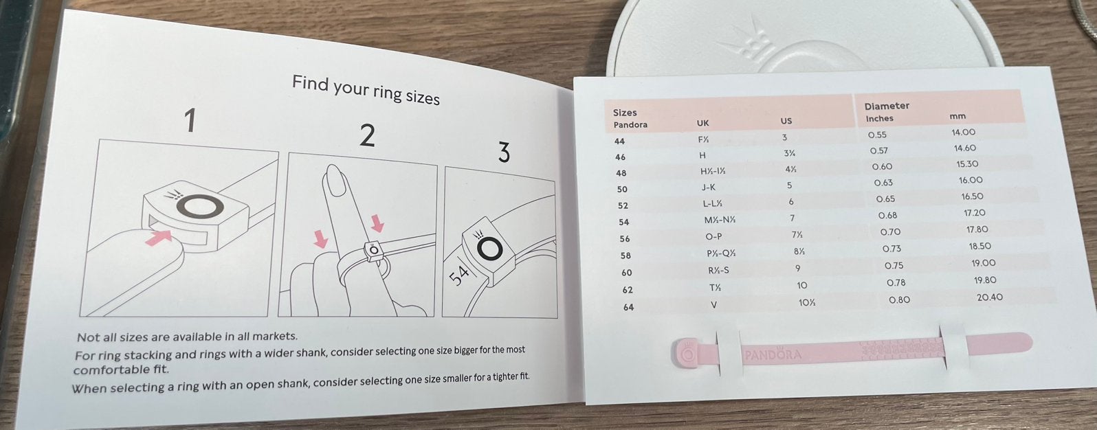 NIEUW ring meter van Pandora, Ophalen, Nieuw