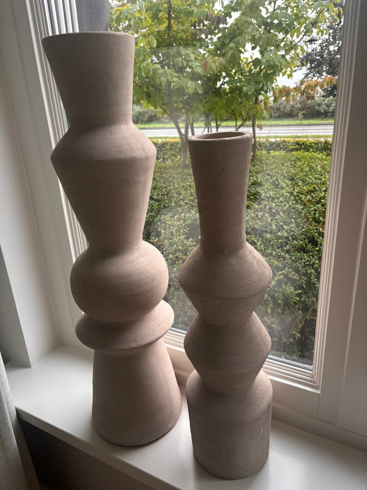 Daan Kromhout Design Vaas Lisboa Sparkle Zand, Ophalen, Nieuw, Beige, Glas