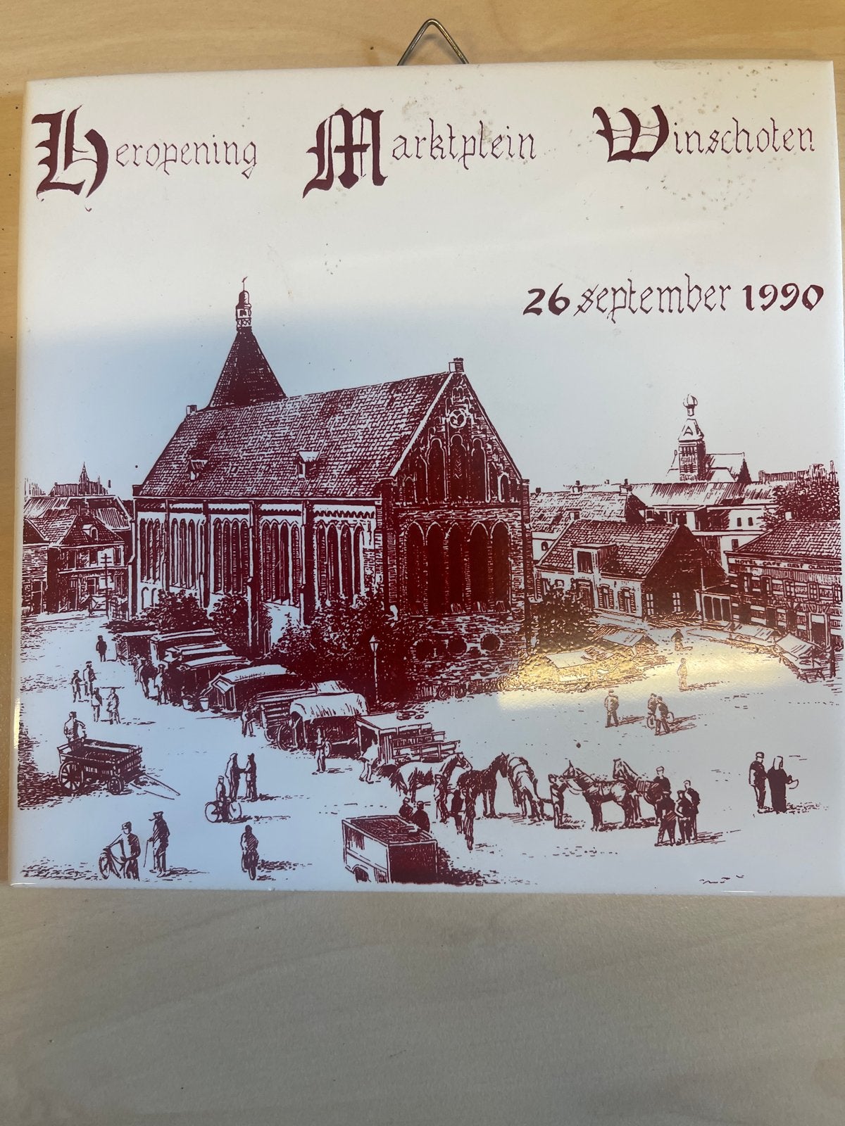 Winschoten: Heropening Marktplein 26 september 1990, Ophalen of Verzenden