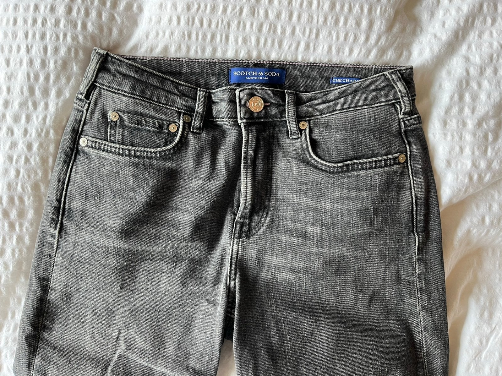Jeans Scotch & Soda, Ophalen of Verzenden, Zo goed als nieuw, Grijs, W27 (confectie 34) of kleiner