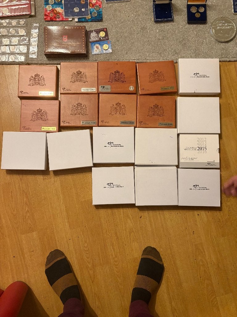 Gigantische Nederlandse Proofsets en Muntsets 1983-2015 etc., Ophalen, Setje, Koningin Beatrix, Overige waardes