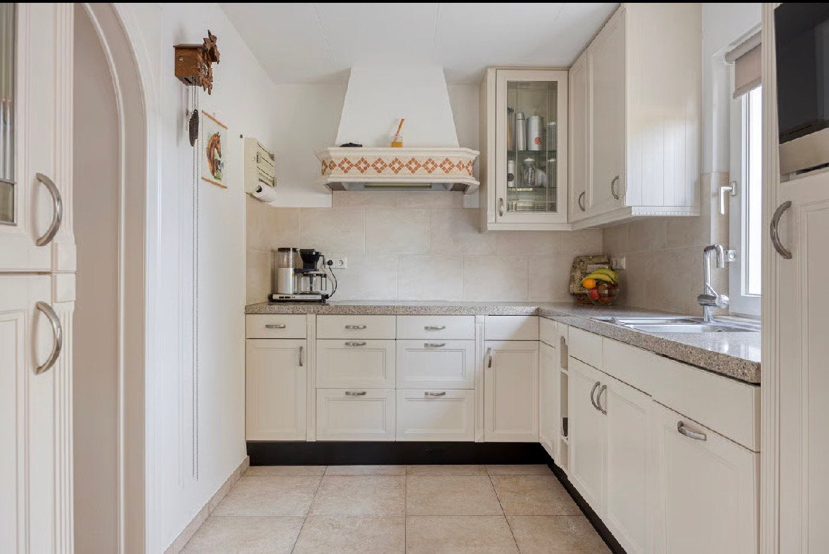 Keuken, Huis en Inrichting, Keuken | Complete keukens, Ophalen, Gebruikt, Graniet of Steen, Hoekkeuken