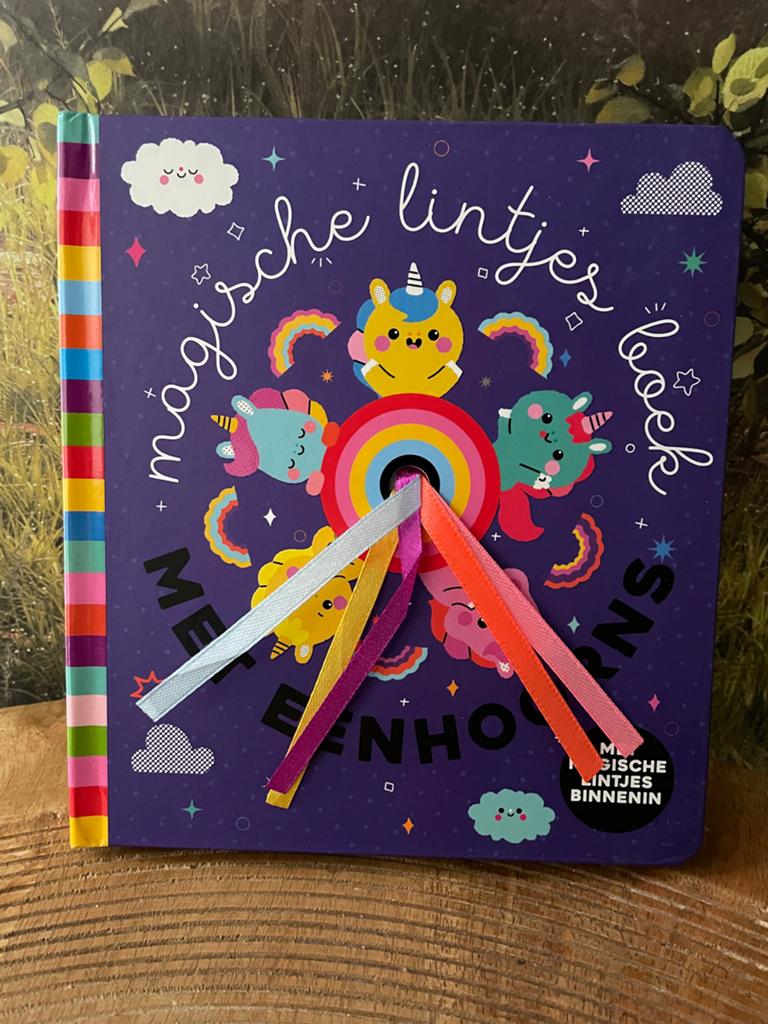Magische Lintjes Boek Met Eenhoorns - Interactief Kinderboek, Ophalen of Verzenden, Nieuw, Uitklap-, Voel- of Ontdekboek, 2 tot 3 jaar