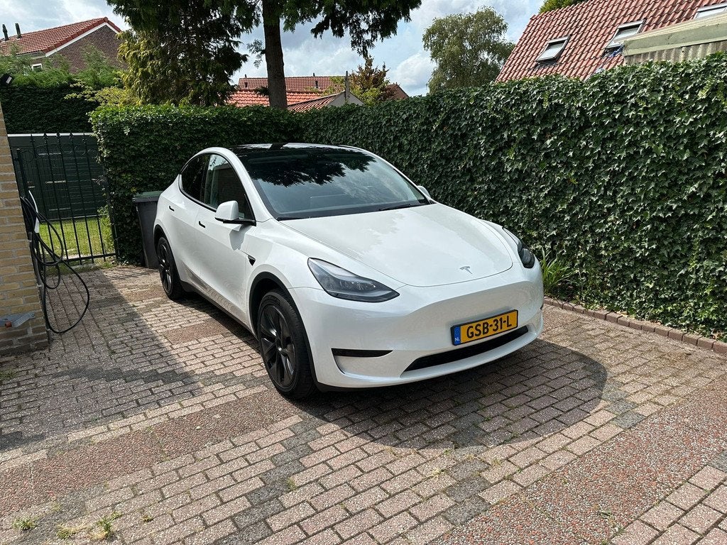 Tesla Model Y, Gebruikt, Wit, Stoelverwarming, SUV of Terreinwagen