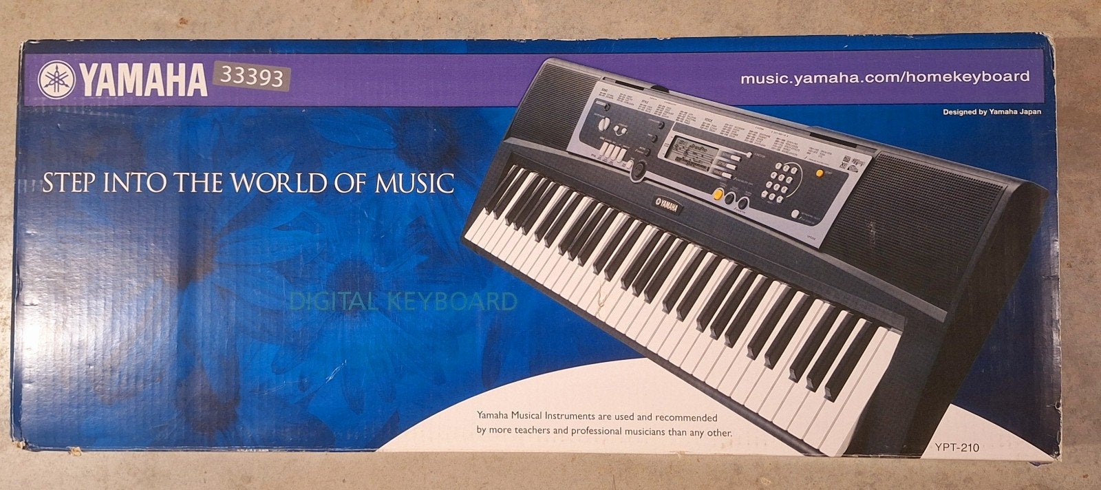 Yamaha YPT-210 Digitaal Keyboard, Ophalen, 61 toetsen, Aanslaggevoelig, Nieuw
