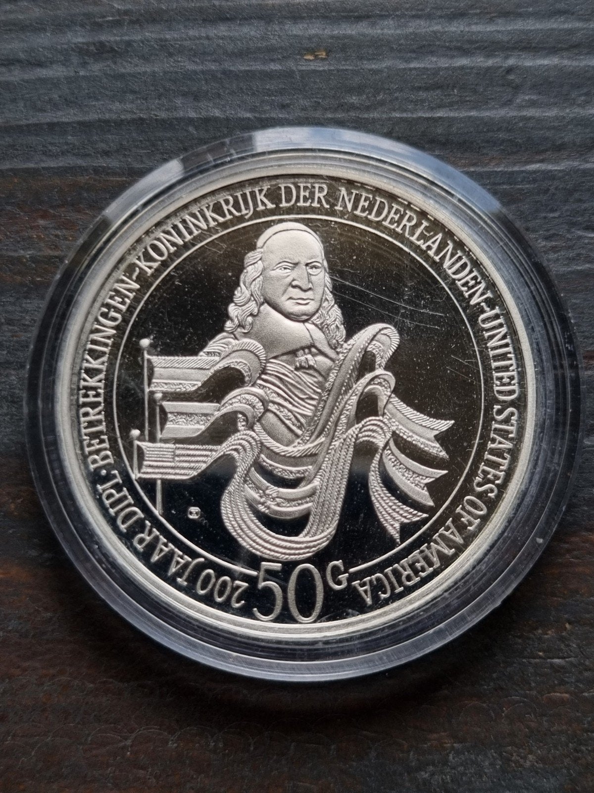 50 gulden 1982 nl antillen zilver, Postzegels en Munten, Munten | Nederland, Ophalen of Verzenden, Koningin Juliana, 50 gulden
