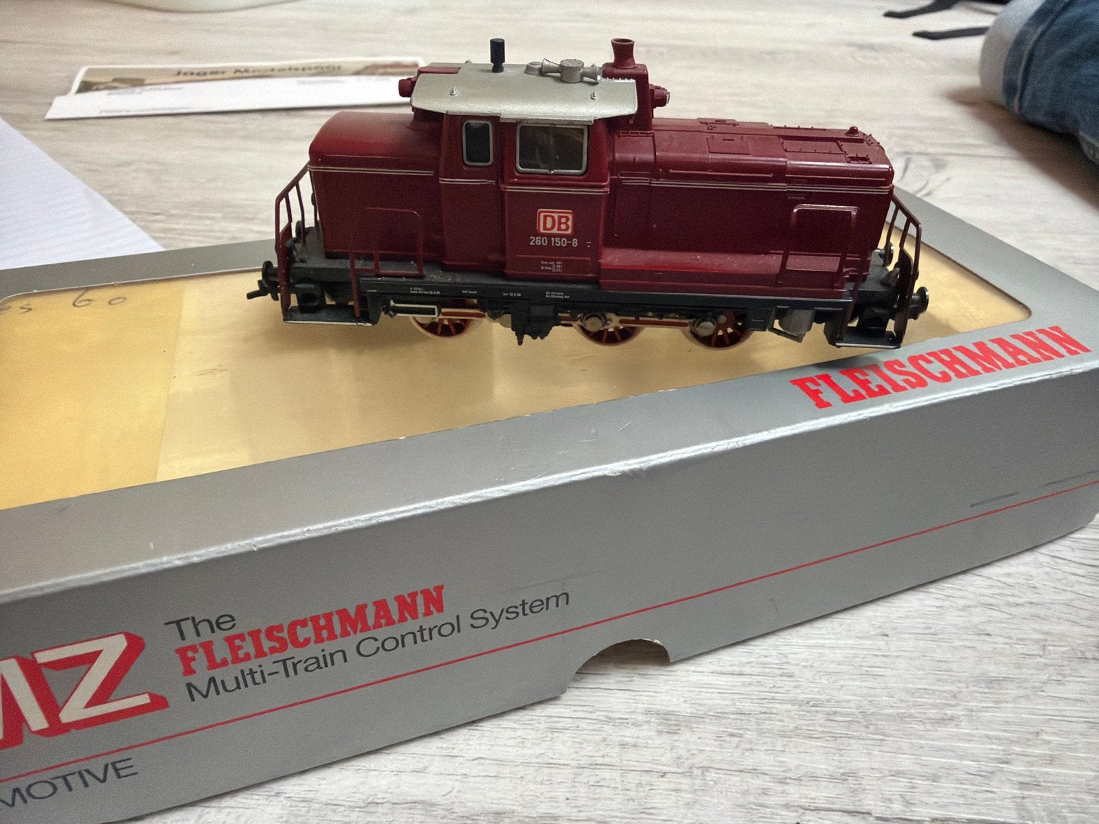 Fleischmann H0 64225 Digitale Rangeerloc BR 260 DB (FMZ), Gebruikt, Fleischmann, Ophalen of Verzenden, Gelijkstroom