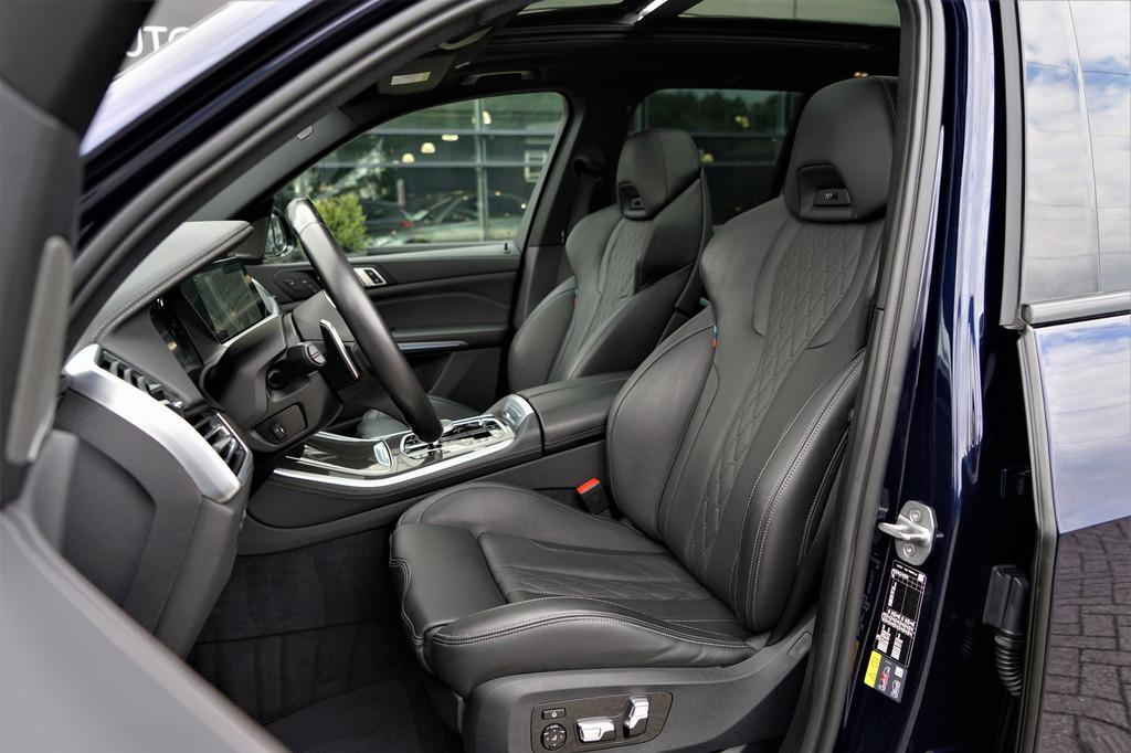 BMW X5 xDrive45e M-sport M-seats Pano SkyLounge 4-wielsturin, Gebruikt, 394 pk, Blauw, Lichtsensor