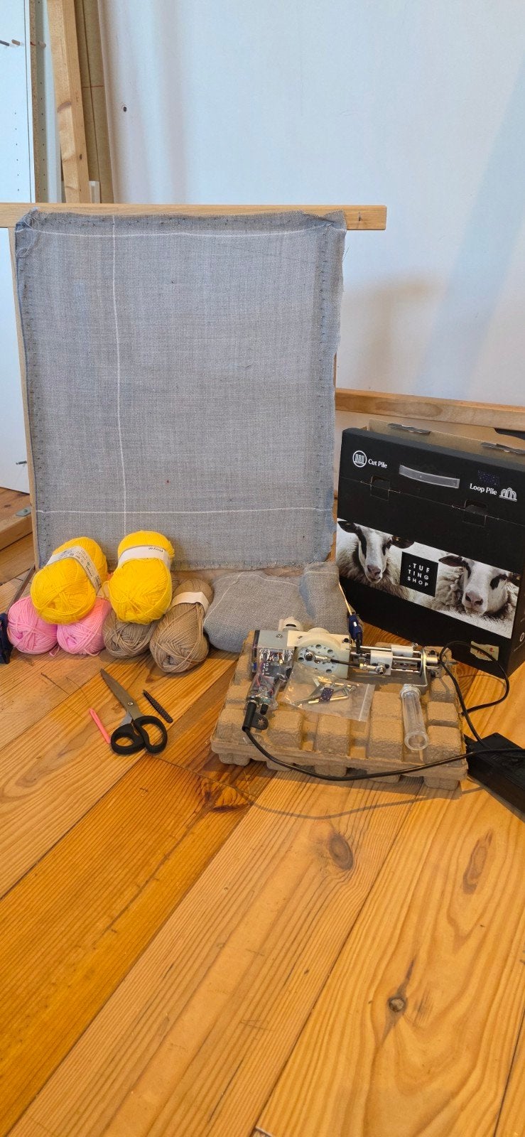 Complete tufting startersset – The Tufting Shop cut pile gun, Ophalen of Verzenden