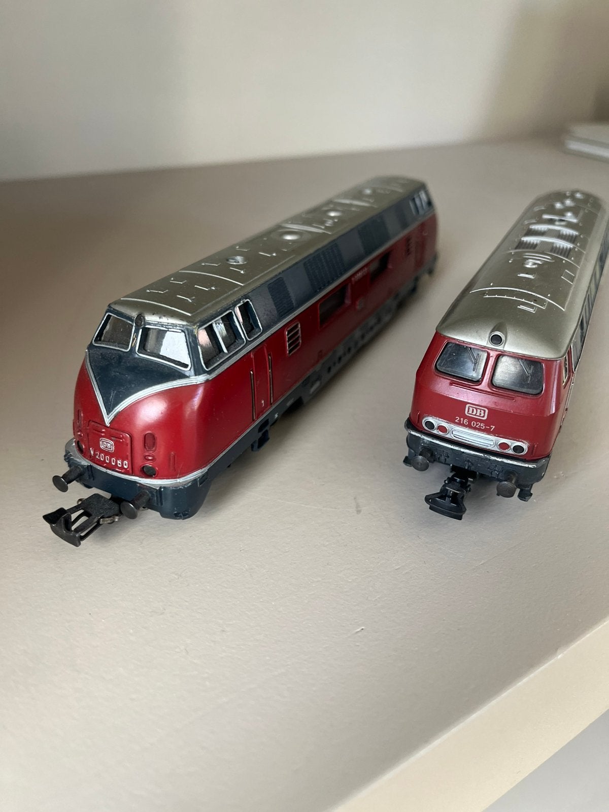2x Diesel van Marklin digitaal H0, Wisselstroom, Locomotief, Ophalen of Verzenden, Zo goed als nieuw