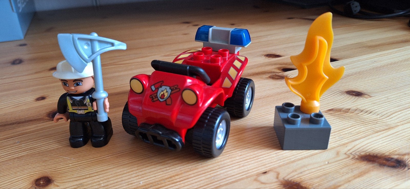 Duplo Brandweercommandant Quad, Gebruikt, Overige thema's, Ophalen of Verzenden, Compleet