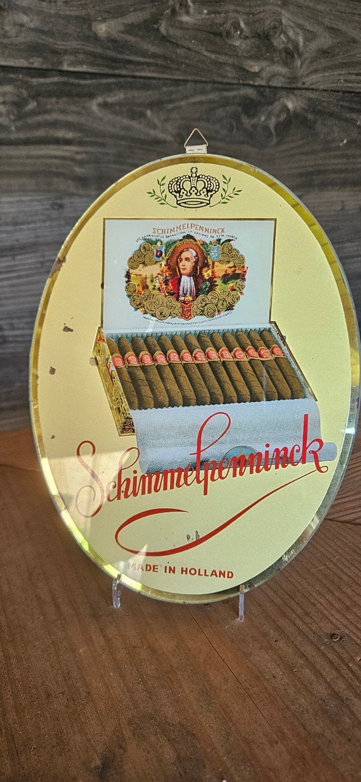 Glasplaat Schimmelpenninck Sigaren, Ophalen of Verzenden, Gebruikt