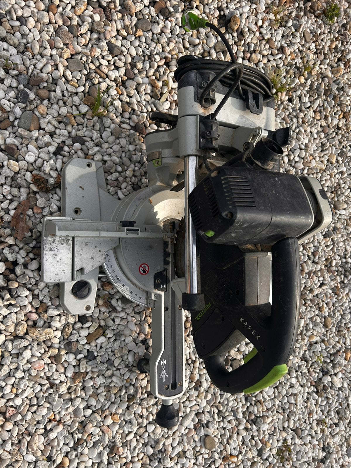 Festool Kapex KS 60 E Afkortzaag - Gebruikt, Ophalen, Gebruikt, Afkortzaag, 30 tot 70 mm