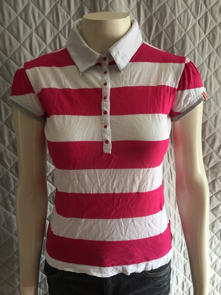 Blond Amsterdam polo S  (1B17), Kleding | Dames, T-shirts, Gedragen, Roze, Korte mouw, Ophalen of Verzenden