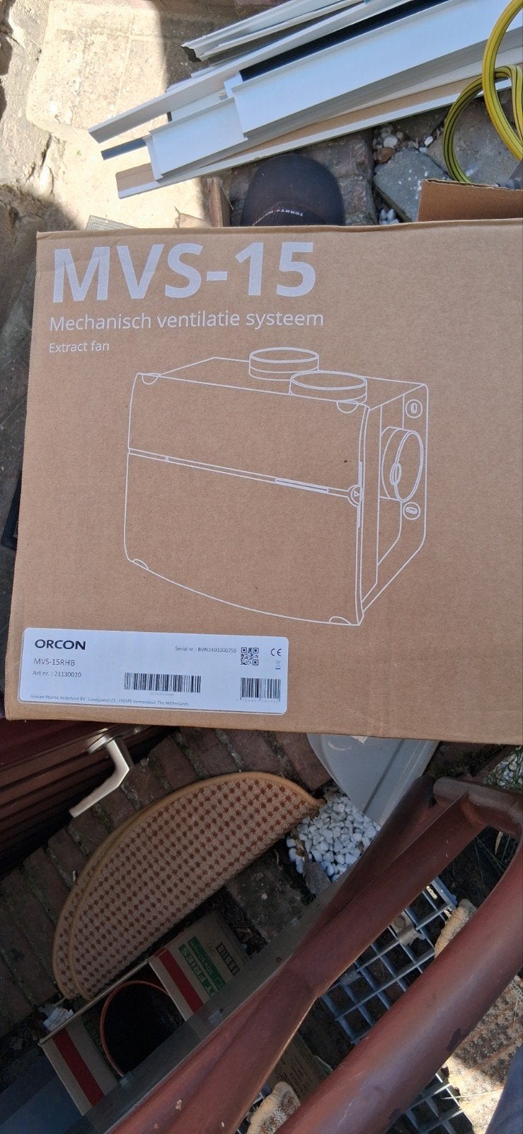 Orcon MVS-15 Mechanisch Ventilatie Systeem - Nieuw, Doe-het-zelf en Verbouw, Ventilatie en Afzuiging, Ophalen of Verzenden